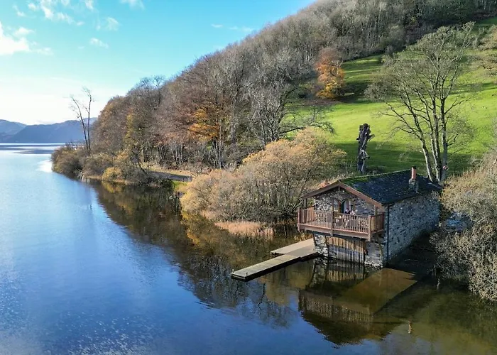 Duke Of Portland Boathouse On The Shore Of Ullswater Ideal For A Romantic Break * Pooley Bridge